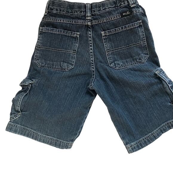 Wrangler Blue Cargo Shorts Kids 10 reg - Picture 3 of 6